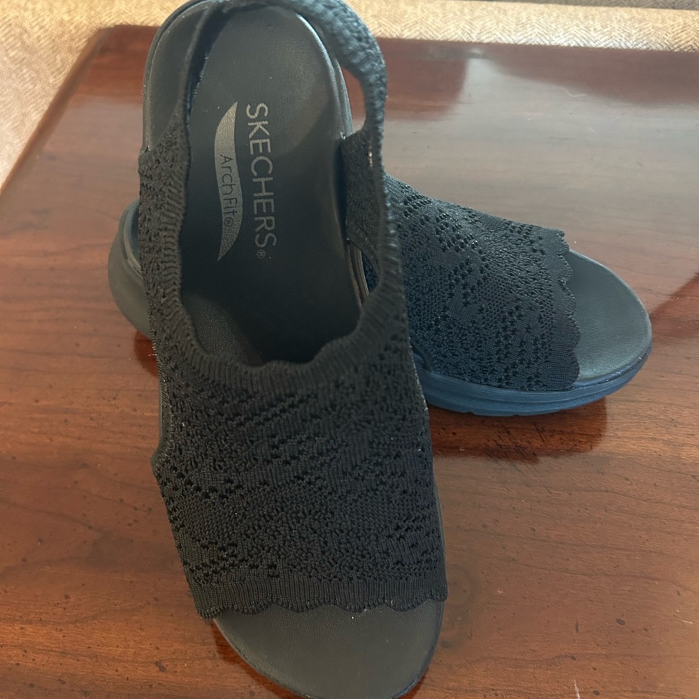 Skechers Black Women's Sandals